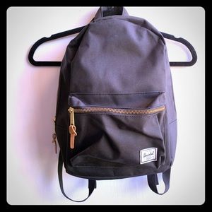Hershel mini canvas backpack black